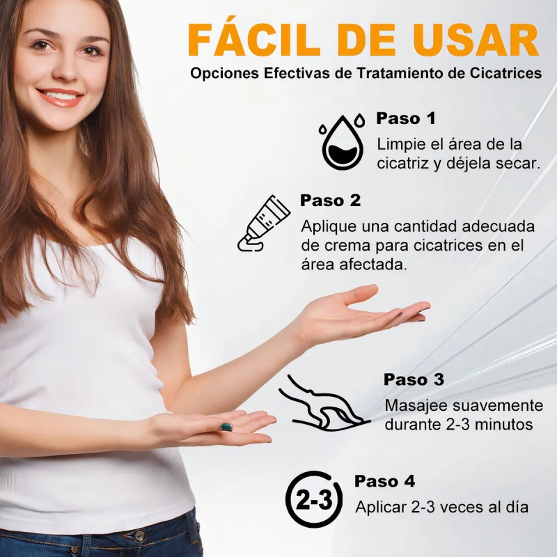 Crema Para Eliminar Cicatrices Gel Depara Reparar Cicatrices