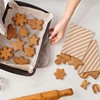 Bolsas de papel Kraft para galletas de caramelo, 50 piezas,