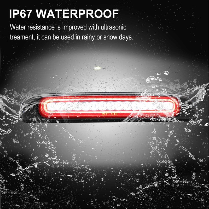 R&F Auto Led Strobe Third Brake Light Replacement for 1999-2016