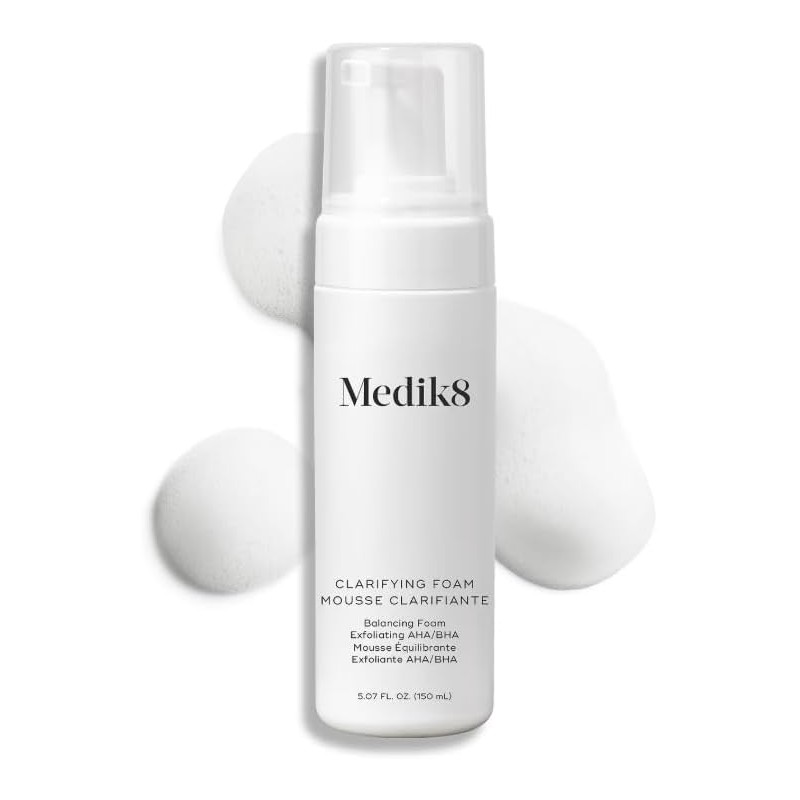 Medik8- Espuma Clarificante - Limpiador Ligero Exfoliante AHA y BHA