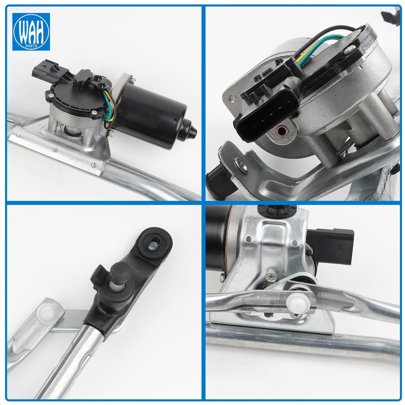 Wahparts Front Windshield Wiper Motor and Linkage Assembly Compatible With
