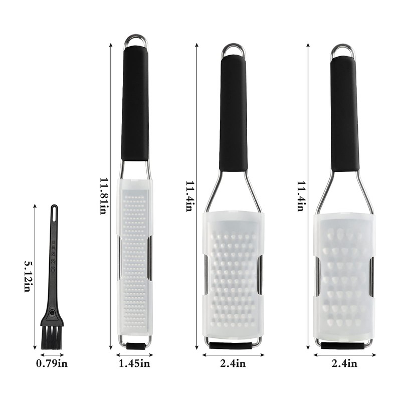 Cambom Lemon Zester Grater Three-piece Suit - Heavy Duty Kitchen