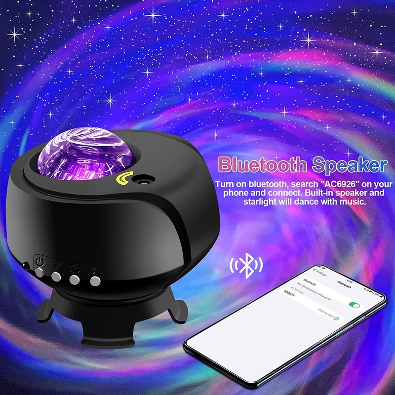 FLITI The Largest Coverage Area Starry Sky Projector, LED Galaxy