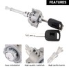 Yollky Front Door Lock Cylinder Set with Keys for Honda