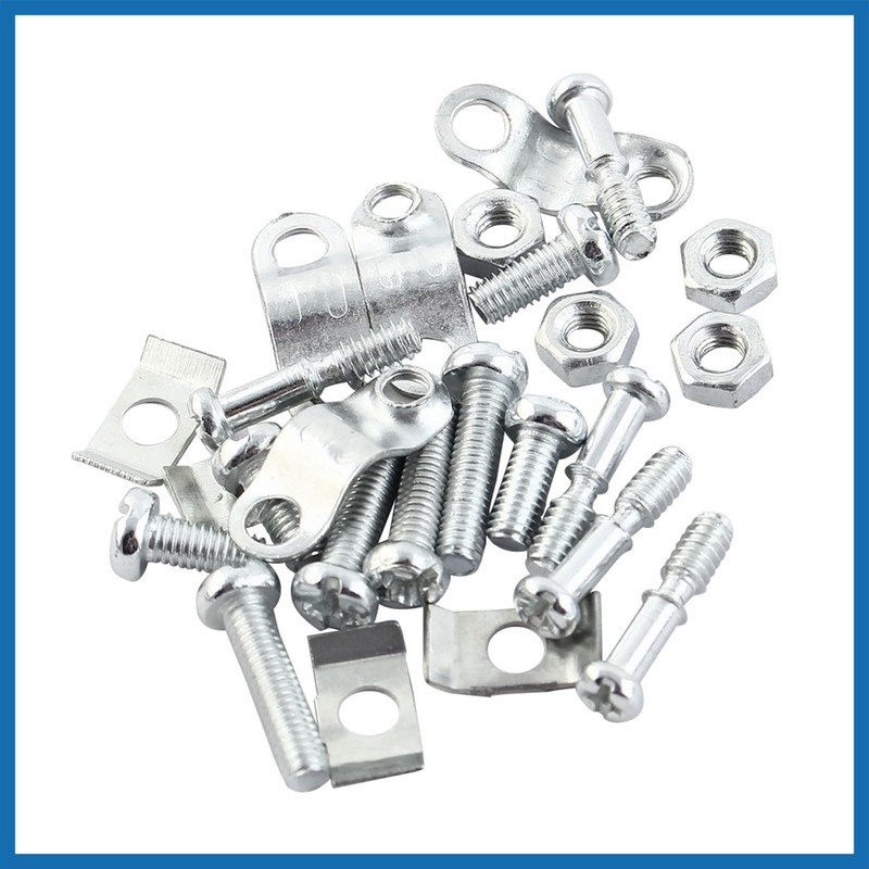 A ABSOPRO 20 Pcs Plastic Cover Shell Housing Gray for