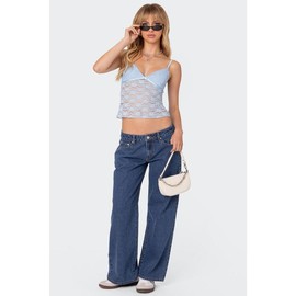Petite Raelynn Washed Low Rise Jeans - Color: BLUE WASHED, Size: L