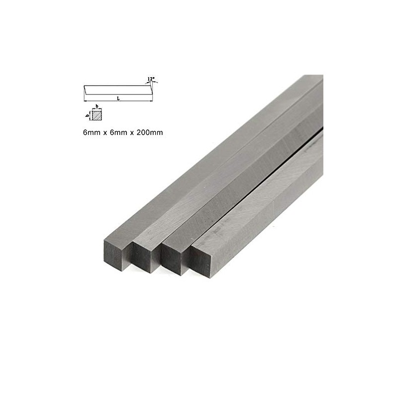 TF Lathe Tool Steel 3x3mm - 6x20mm HSS Square Lathe