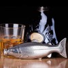 Dytabepl Set of 2 Fish Shape Hip Bottle 5 oz