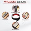 MECCANIXITY Black Trim Peel and Stick, Self Adhesive Mirror Trim