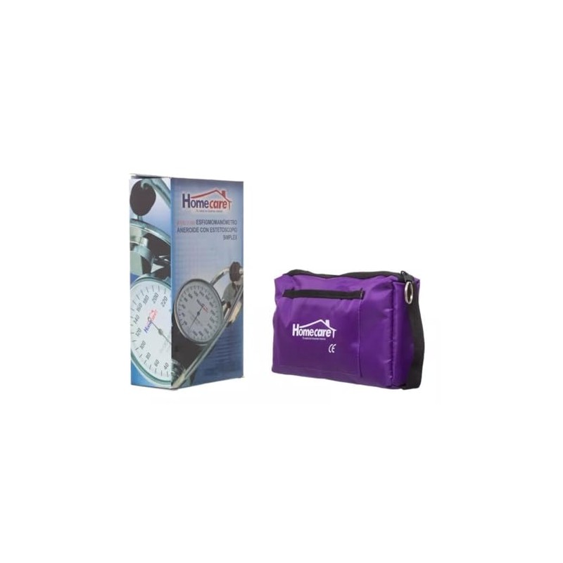 Homecare | Kit Baumanómetro Con Estetoscopio Simplex 2000 MORADO +