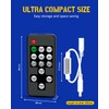 DUOFU365 LED Remote Controller, DC 5-24V Mini Wireless Remote Controller