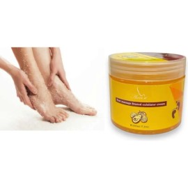 Set De 6 Tarros De Gel Exfoliante De Pies, Suaviza Y Remueve