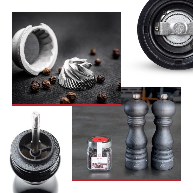 プジョー PEUGEOT ミル ソルトミル 粗さ調節 12cm ノワール パリ ユーセレクト 23690