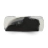 Solid Silicone Black and Grey Camo 8.7mm Domed Plain Classic