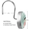Happy Easter Bunny Shower Curtain Rod & Rings, Stainless Steel