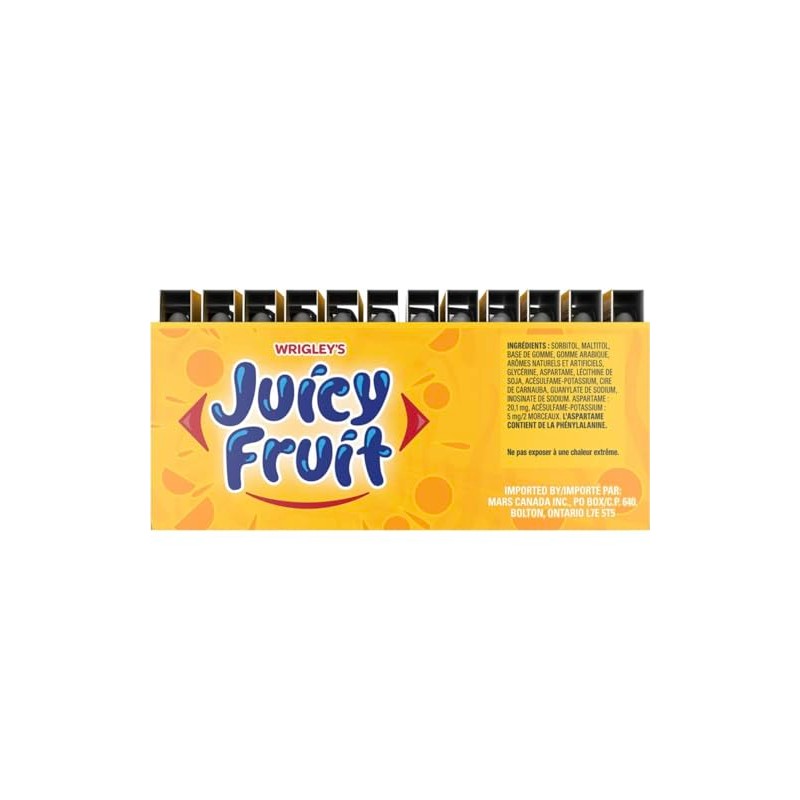 Juicy Fruit Sugar-Free Gum, The Original, 12 Count Mixies (Juicy