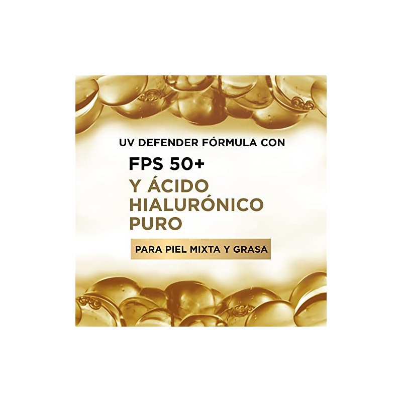 Loreal Paris Uv Defender bloqueador solar Fluido Invisible FPS 50