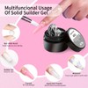 Solid Builder Gel for Nails Hard Gel 4 in1 Clear