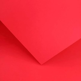 Cartulina Fabriano Colore Tamaño Carta 22x27.94 185g Cm 50 Hojas (Rojo)