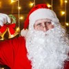 Gxlaihly Santa Beard Wig Hat Set, Santa Claus Wig and