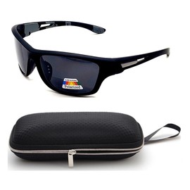 SydeStyle Poarlized Bifocal Sunglasses for Women Men Retainer Sports Wrap Fishing Cycling Driving 1.50 1.75 2.00 2.5 3.0 (Black, 2.00, x)