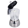 Stovetop Coffee Maker 6 Cup Moka Pot Clear ABS Top