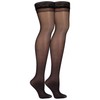 Truform Sheer Compression Stockings, 8-15 Mmhg, Women's Thigh High Length,
