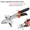 Wonglea Miter Shears for Wood Trim Molding,Long Handle Quarter Round