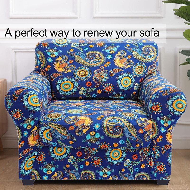 hyha - Fundas de sofá, fundas de silla/sofá, estampado floral,
