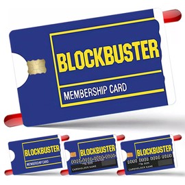 Card Stickers,Skins Blockbuster for Credit Debit Key Card 4Pcs Covering Personalizing Bank Card |Removable, No Bubble, Slim, Waterproof hxh Card Cover