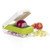 PrepWorks Compact Veggie Chopper – Space-Saving Manual Vegetable Cutter, Easy-to-Use,