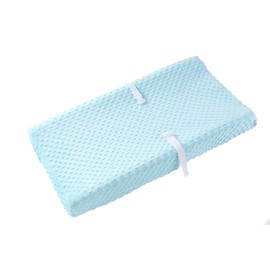 Cambiador de pañales para bebé, ultra suave, funda para cambiador de pañales, 100% algodón, sábanas para cambiar de mesa para bebés y niños, Cambio de cubierta de la almohadilla, Azul
