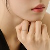 Gold&Dear 14KGP Slim Cubic Dot Ring Yellow Gold M(No. 11)