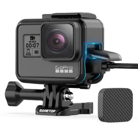 Sametop Frame Mount Case Housing Compatible with GoPro Hero 7, Hero 6, Hero 5, Hero (2018) Cameras