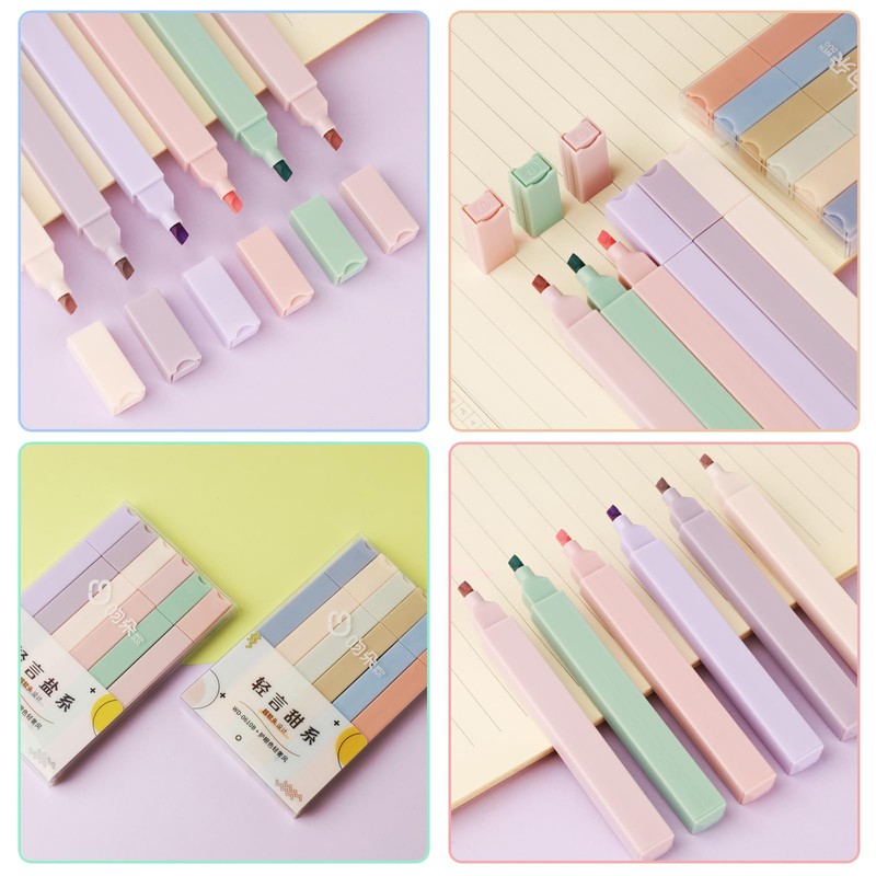 GOTFUN Pack of 12 Pastel Highlighter Pens, Marker Pastel Aesthetic