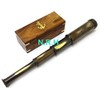Beatiful Vintage Handcrafte Nautical Telescope Brass/Wood Spyglass Telescope With Rosewood