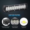 AUTOVIC Motorcycle Light Bar Kit, Universal 60W Motocross Light Bar