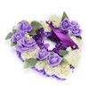 Artificial Heart Shaped Wreaths Wedding Wreaths Fake Flowers Decoration for