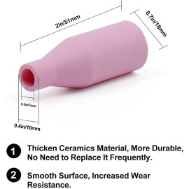 Reboot Mig Welder Ceramic Nozzles MB15 15AK 10Pack Gasless Consumables MIG/MAG Welding