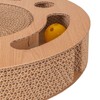 Petsona Scratching Board for Cats, Natural Cat Scratcher, Playground, Scratching