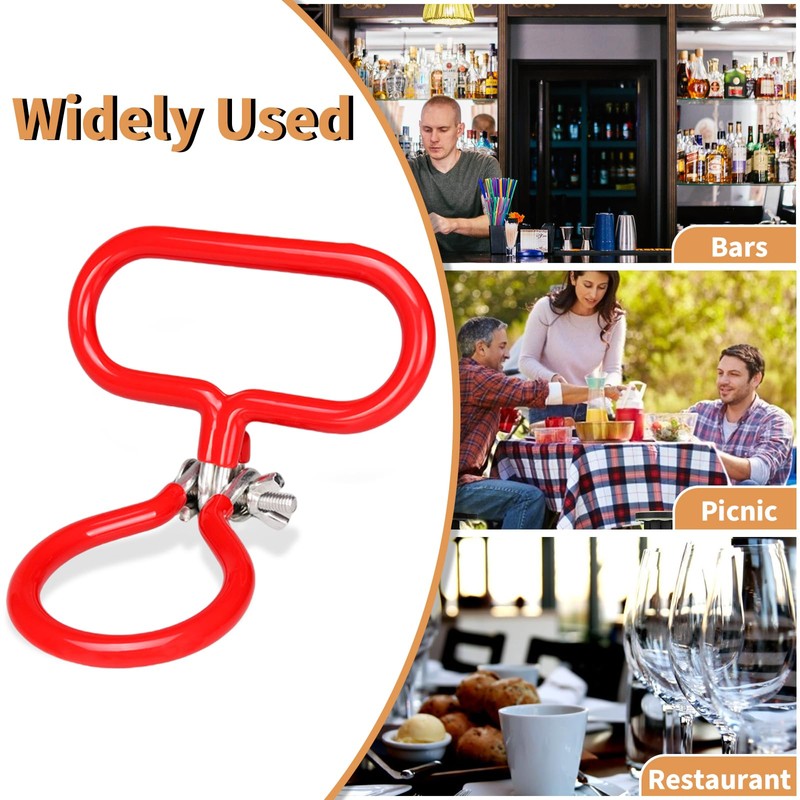 Dexspoeny 2Pcs Carboy Handle, Portable Glass Carboy Handle, Adjustable Heavy