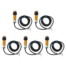 5 Pcs Infrared Photoelectric Switch Normally Open 10 To 30cm Sensing IP65 Photoelectric Sensor AC 90‑