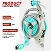 50FT Retractable Garden Hose Reel, Lightweight & Portable Hose Reel