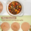 6Pcs Cork Trivet Set - 19CM Round Thick Corks Placemats