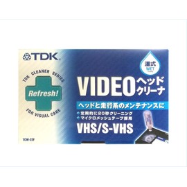 TDK ビデオヘッドクリーナー 湿式 VHS/S-VHS用 TCW-22F