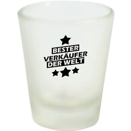 ShirtInStyle Schnapsglas Glas Welt, Dankeschön Anerkennung