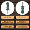 OLETBE 2 PCS Router Bit Set, 1/2-Inch Shank Woodworking Wood
