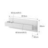 Yamazaki 6259 Film Hook, Towel Hanger, W18, White, Approx. W