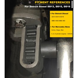 Camoo J-46392 Engine Barring Tool, Engine Turning Tool for Detroit Diesel DD13, DD15, DD16, MBE4000, MBE900 Alternative to J-46392 W904589046300 Flywheel Cranking Turning Tool