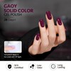GAOY Purple Gel Nail Polish, 16ml Soak Off Gel Polish,
